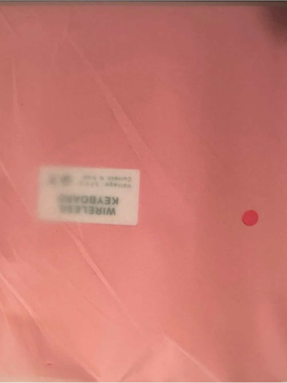 Pink Tablet with Detachable Keyboard